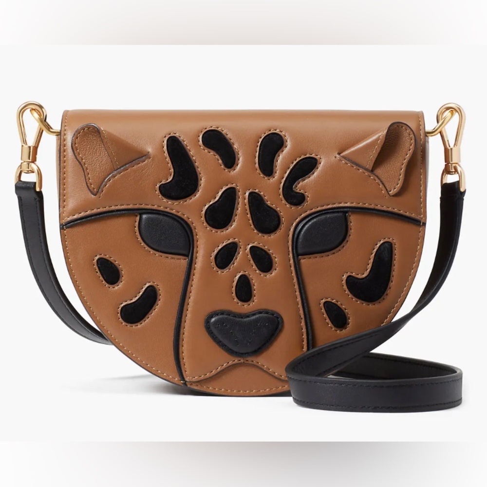 NWT! Kate Spade 3d Lucy the Leopard crossbody